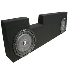 Ford F550 Super Crew Truck 04-13 Dual 10" Sub Subwoofer Box Kicker Cvt10 Package