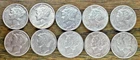 90% Silver Mercury Dimes Short Set 10 Diff BU Unc $1 Face Value Coins NO RESERVE