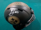 Jack Sawyer Signed Pittsburgh Steelers FS Replica Salute to Service Helmet