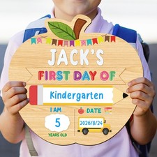 First and Last Day of School Chalkboard First Day of School Sign