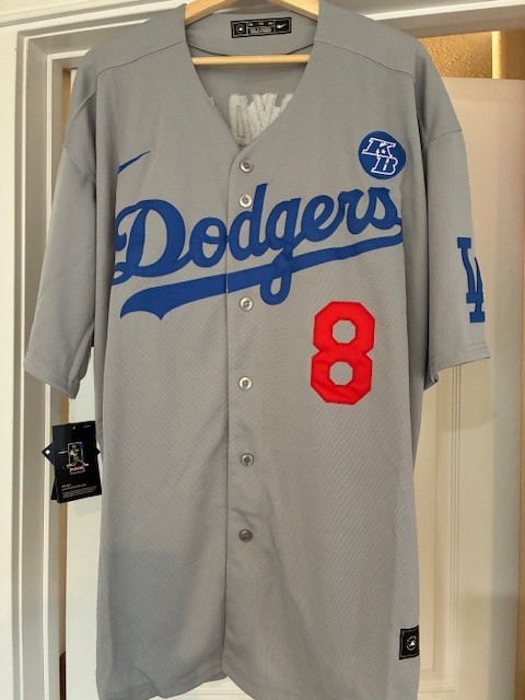 LOS ANGELES LA DODGERS / Kobe Bryant Tribute #8 #24 Nike Jersey