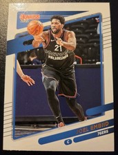 2021-22 Panini Donruss Basketball Joel Embiid #1 Philadelphia 76ers