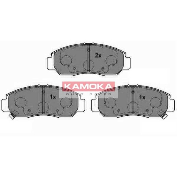 Kamoka BremsbeläGe Bremsbelegsatz Vorne FüR Honda Civic Viii Stufenheck-image
