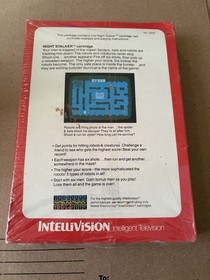 Rare Vintage Night Stalker by Mattel Electronic Intellivision Factory Sealed!!