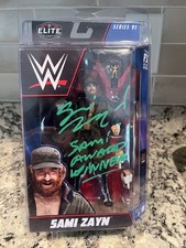Wwe Sami Zayn Autographed Wrestling Figure Wwe Photo Jsa Witness