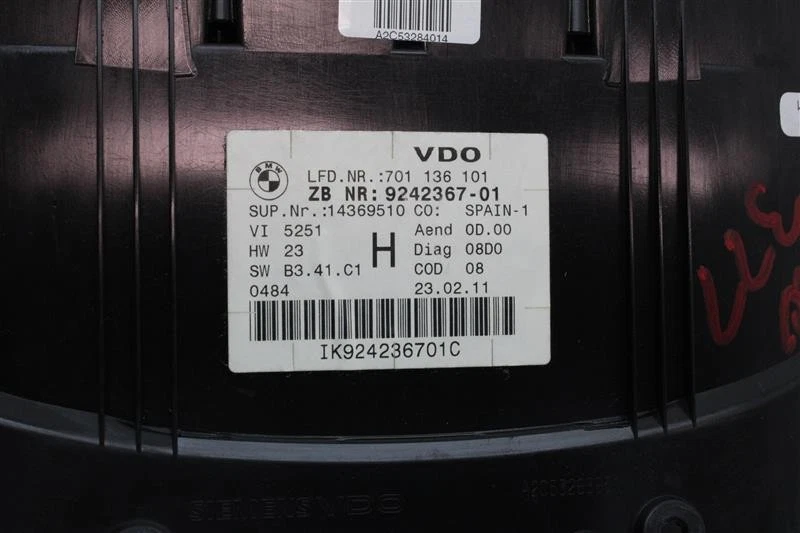 SPEEDOMETER CLUSTER BMW 328i 335i 2011 11 2012 12 2013 13 1099780 - Image 3 of 4