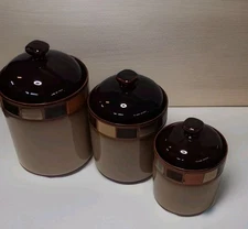 Gibson Elite 3 Piece Casa Estebana Casaster Set – Brown Multi Kitchen Storage