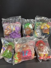 6 McDonalds Halloween McNugget Buddies Happy Meal Toy Set SEALED Nugget 1996 90s