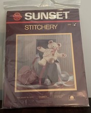 Sunset Stitchery Kit This Bears My Love Set 2886 Finished Size 10.5" NEW