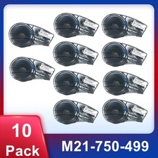 10PK Nylon Label Tape M21-750-499 Black on White for BMP21 Labels Maker