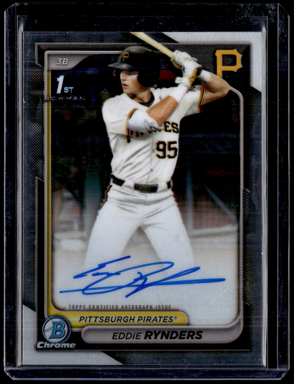 2024 Bowman Draft #CPA-ER Eddie Rynders Chrome Prospect Autographs