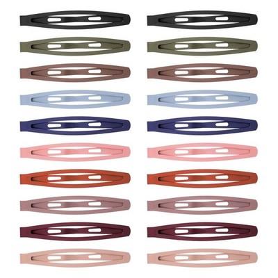 Giantree 20 Pcs Snap Hair Clips for Women, Metal Hair Barrettes Non-Slip 2.5''...