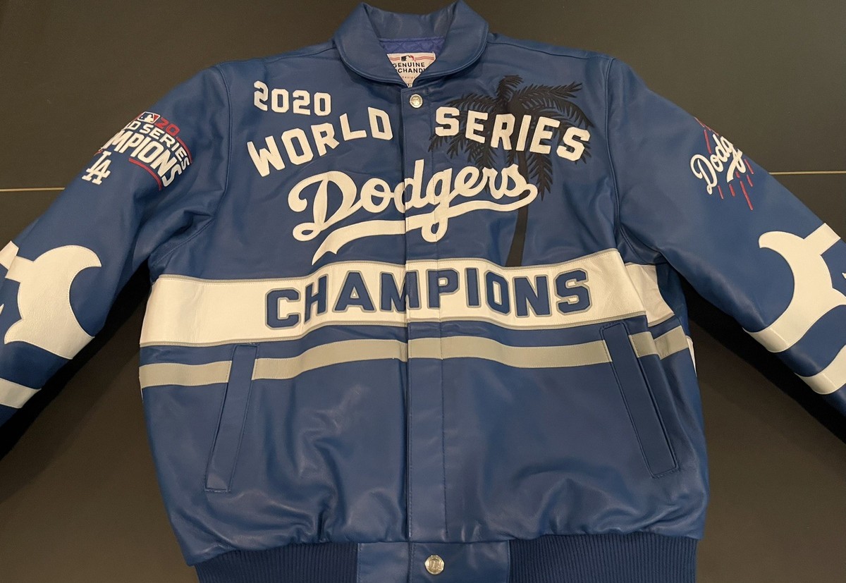 ラッキー Dodgers レザージャケット LA Dodgers Full Black Leather