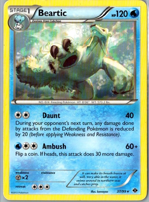 Beartic Rare Next Destinies 37/99 LP