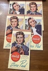 5 Pack Lot Coca-Cola Score Pad Contract Bridge Promo Vintage 1940s US Army Nurse