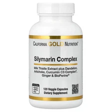 Silymarin Complex, Milk Thistle Extract Plus Dandelion, Artichoke, Curcumin C3