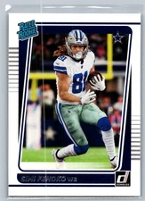 Simi Fehoko 292 2021 Donruss RC Rookie Dallas Cowboys Card