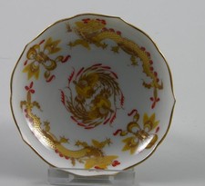 Meissen Schälchen reicher Drache reich gelb / rot 1. Wahl