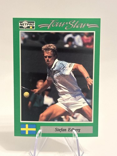Stefan Edberg #2 1991 NetPro Tour Stars card