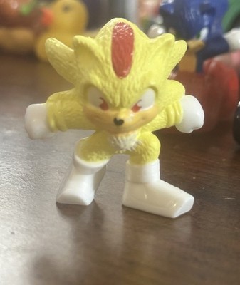RARE McDonald's 2024 Happy Meal Super Shadow Sonic (Yellow, White Boots) 2'' Toy