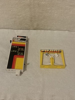 VINTAGE 1984 KIDCO BURNIN KEY CARS DUELIN DRAGSTERS RACE SET PARTS LOT FREE SHIP