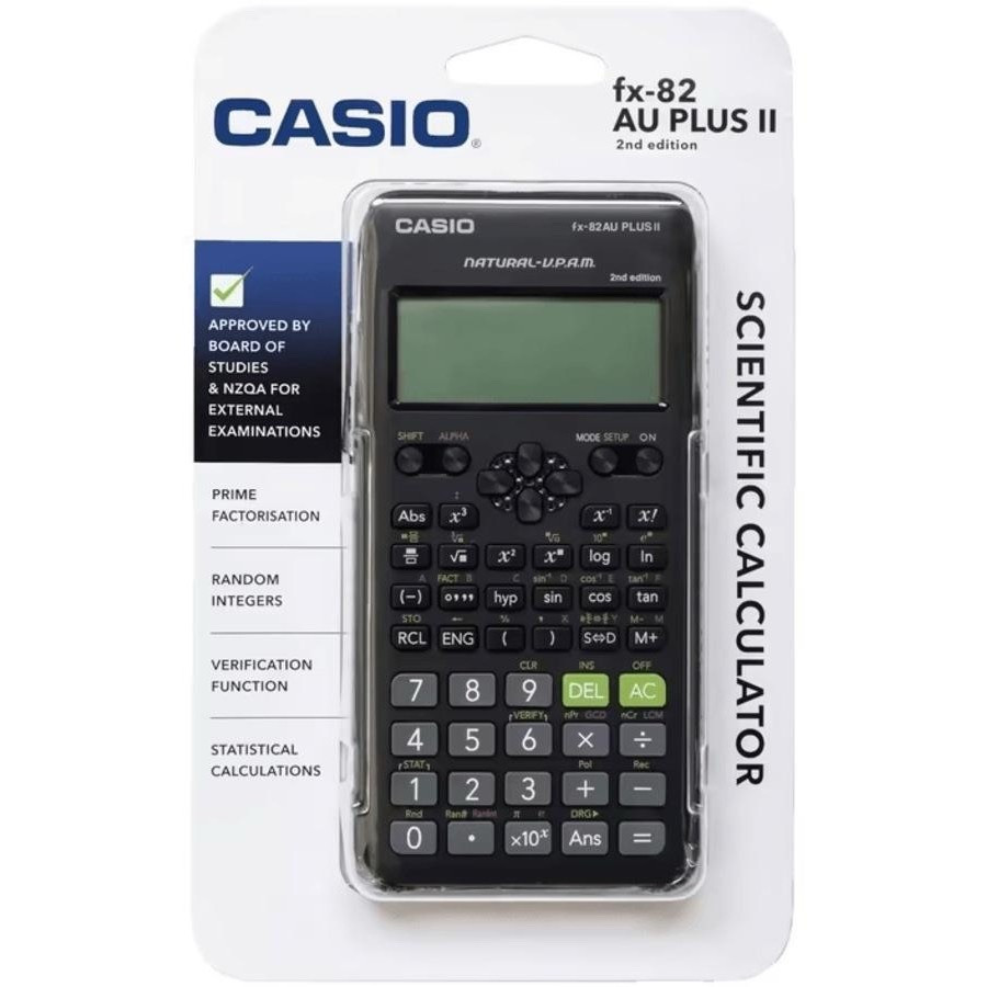 Casio FX82AU PLUS II Scientific Calculator for sale online