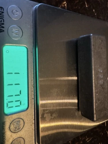 Hand poured 117 Gram Pure Silver .999