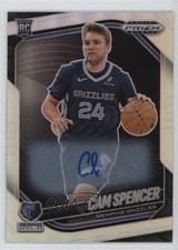 2024-25 Panini Prizm Black Silver Prizm Auto Cam Spencer #218 Auto 1u6