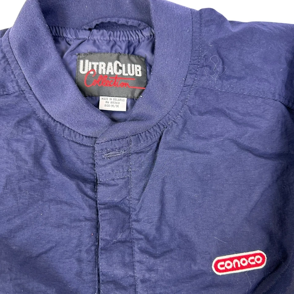 Pullover de Colección UltraClub Colección Conoco Azul Asistente de Estación Para Hombre Mediano Foto 3 de 4