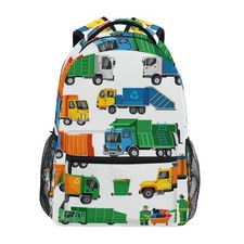 UWSG Garbage Trucks Backpack Travel Laptop Backpack Daypacks, Trash Trucks Co...