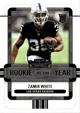 2022 Panini Contenders #ROY-ZWH Zamir White Rookie of the Year Contenders