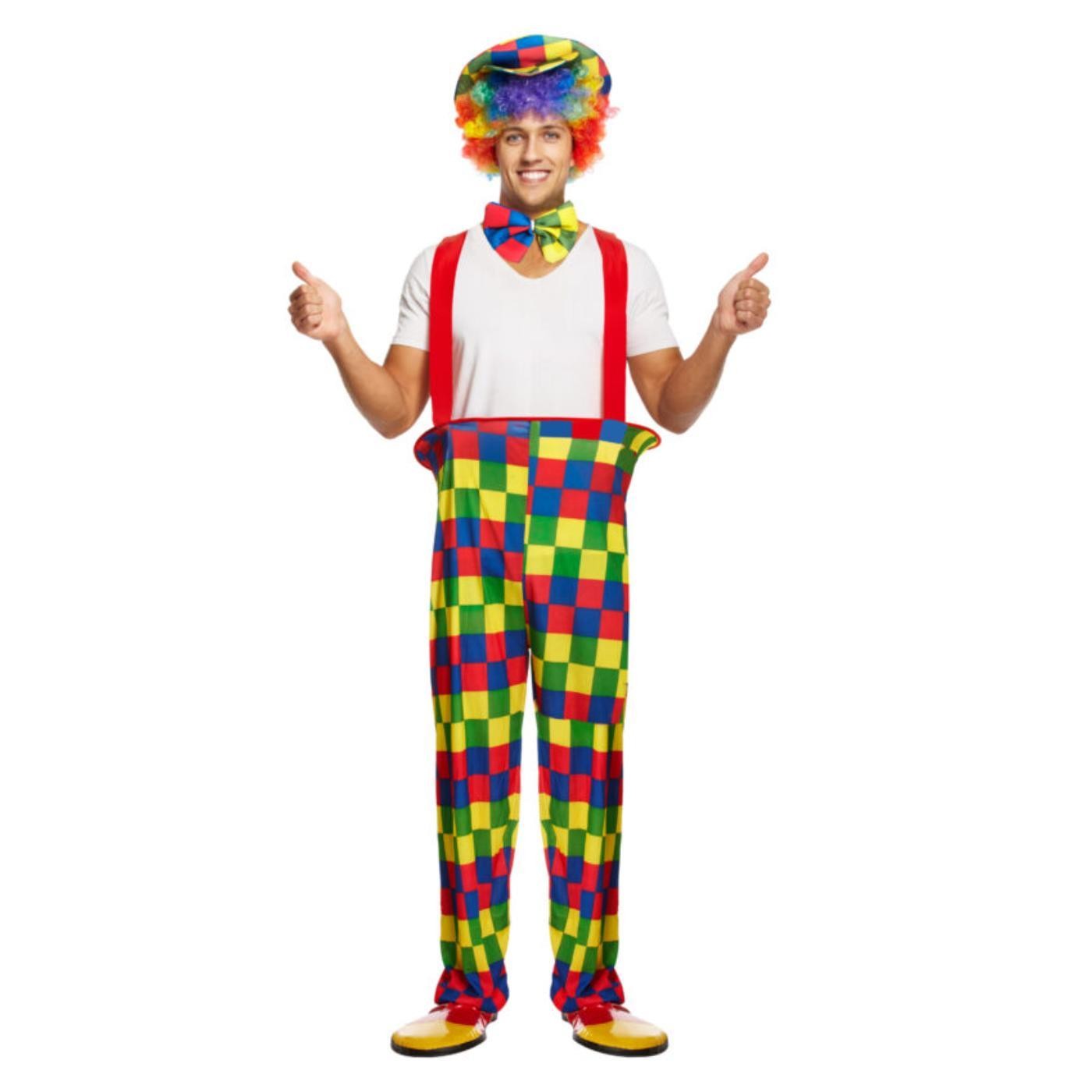 Henbrandt - Rainbow Clown Costume - Men