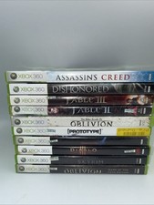Xbox 360 RPG Game Lot Skyrim Oblivion Fable D...