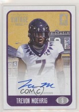 2021 Onyx Vintage Auto Blue Ink /400 Trevon Moehrig #FATM Auto 2b2