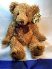 2002 RUSS BERRIE 100TH YEAR ANNIVERSARY 12" PLUSH BEAR - HARRISON w/Tags C10