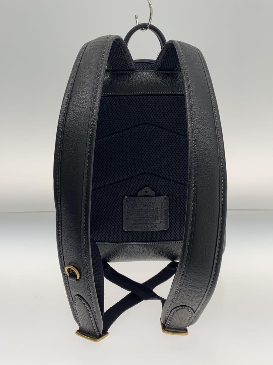 COACH Backpack Leather BLK Solid - image 3
