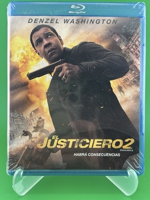 The Equalizer 2 (Blu-ray, 2018) Region A USA Compatible Disc SEALED Spanish Pckg