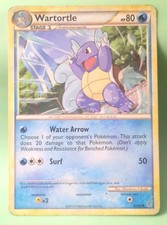 1995 wartortle pokemon card Wartortle (42/102) [Base Set Unlimited] Heavily Played main image 1