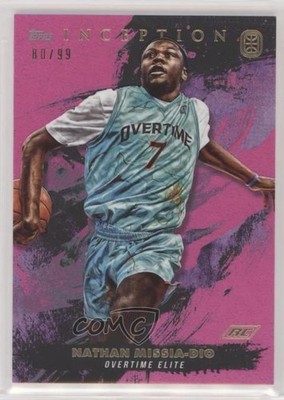2021 Topps Inception OTE Overtime Elite Magenta 80/99 Nathan Missia-Dio #69 0c6
