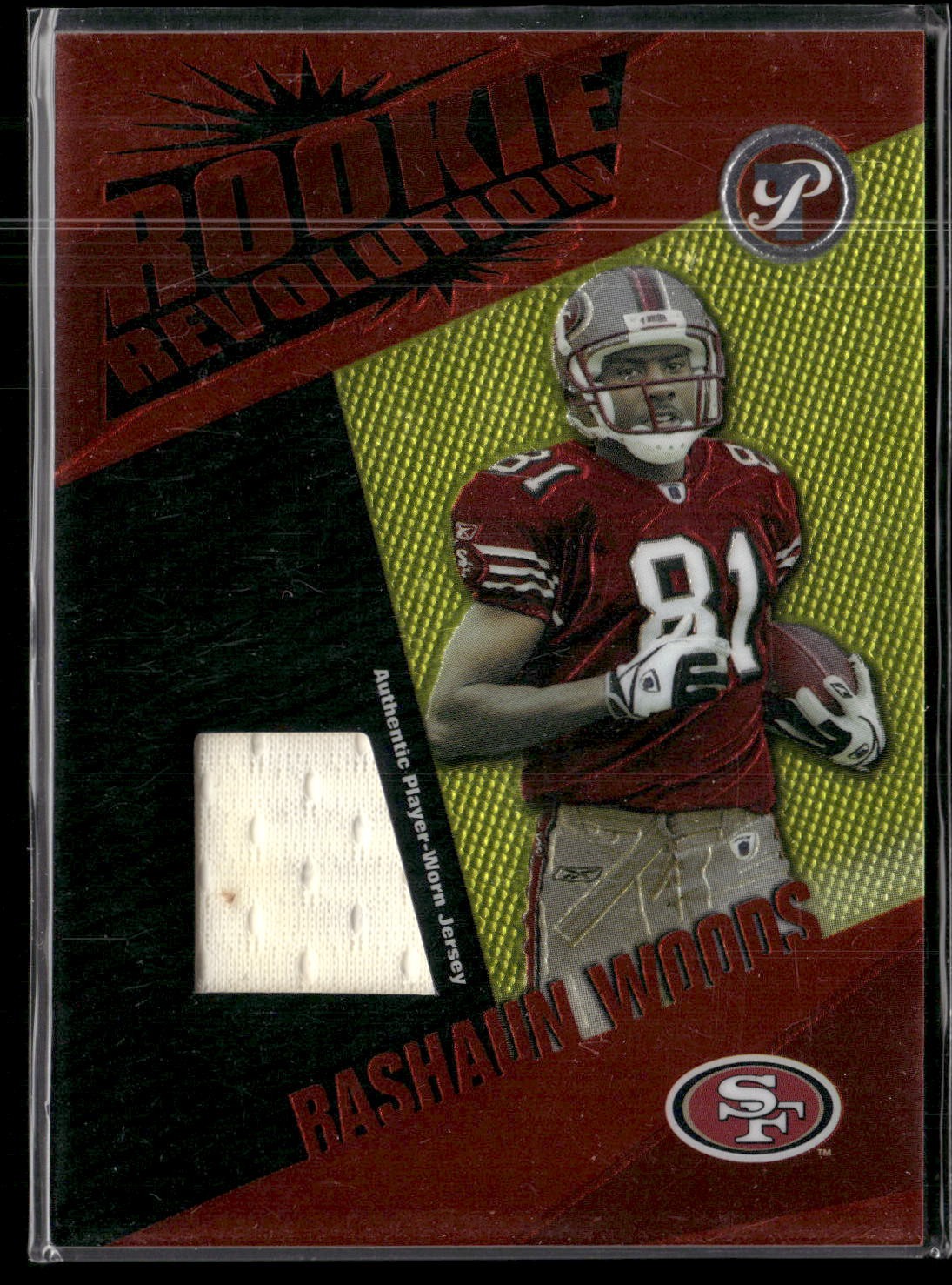 Rashaun Woods Topps Pristine Rookie Revolution Jersey #RRRWO Base