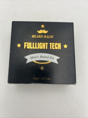 FULLLIGHT TECH Beard Balm Men's Beard . 40g 1.33 fl.oz Black Gold