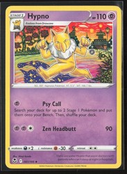 Hypno 061/195 Silver Tempest Uncommon