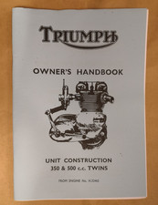 Triumph T100SS 5TA 3TA T21 UK Owners Handbook - 1963on - 99-0886 - TH30