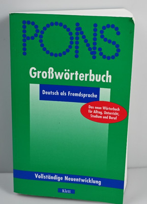 PONS Grosswörterbuch - Deutsch als Fremdsprache