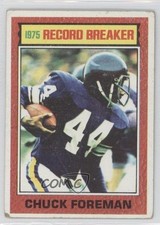 1976 Topps Record Breaker Chuck Foreman #3 9gx