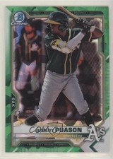 2021 Bowman Sapphire Edition Chrome Prospects Green Refractor Robert Puason ow1