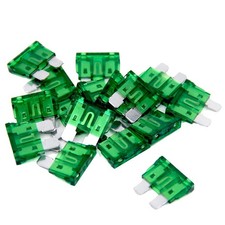 20 pcs 30 Amp Standard Blade Fuse, 30A Automotive Fuse for Car Truck Green