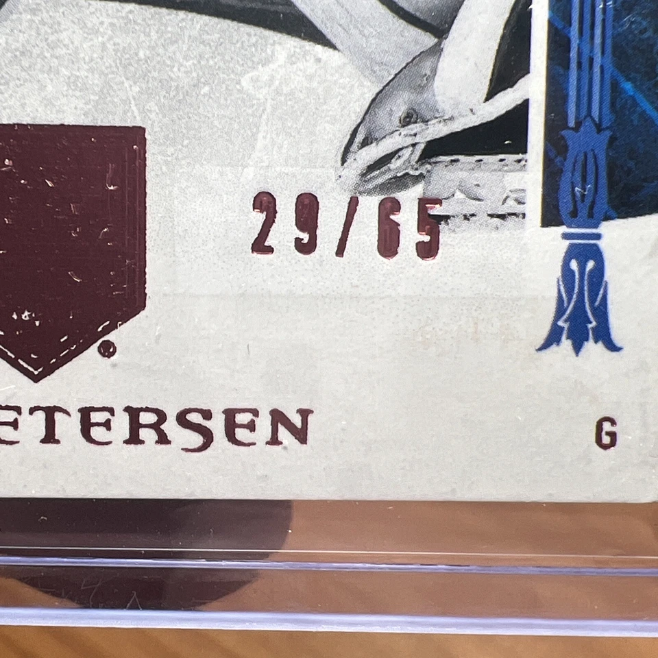 2022-23 Upper Deck Artifacts Cal Petersen Red /65 - Image 3 of 4