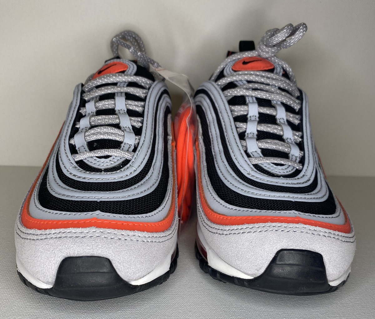 Nike Air Max 97 Wolf Grey Radiant Red-Black DB4611-002 Men's Size