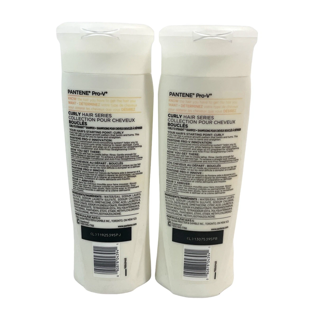 Pantene curly to straight cheap shampoo